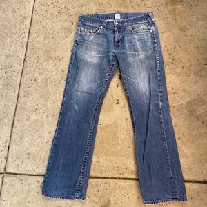 NWOT True Religion Boys Geno 4th Of July Super T Jeans, Size 34